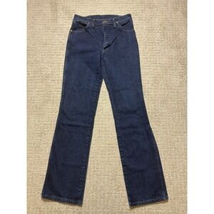 Wrangler Blue Denim Bootcut Jeans Cowboy Size 30x34